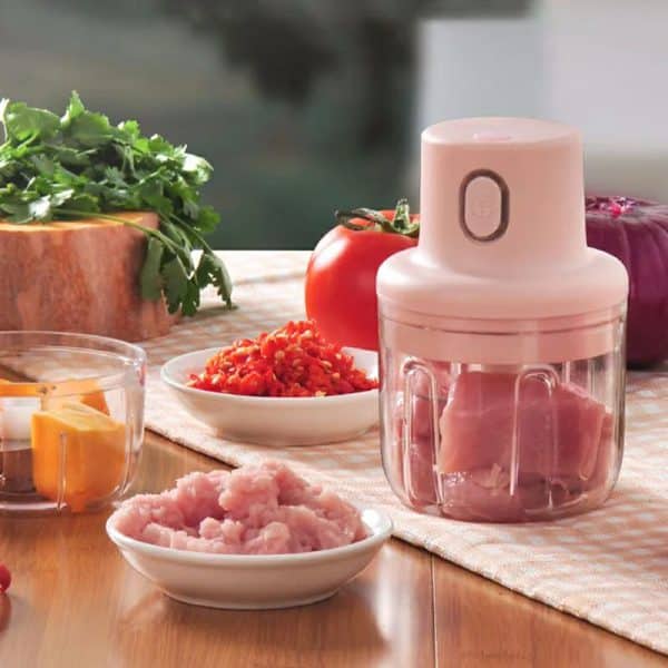 Pink USB Garlic Mincer